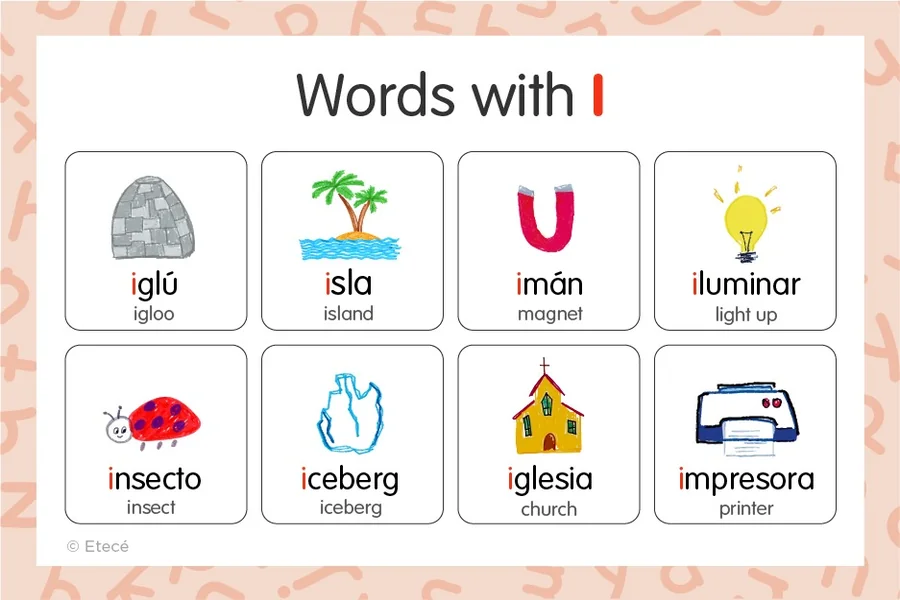 Spanish Words That Start With I